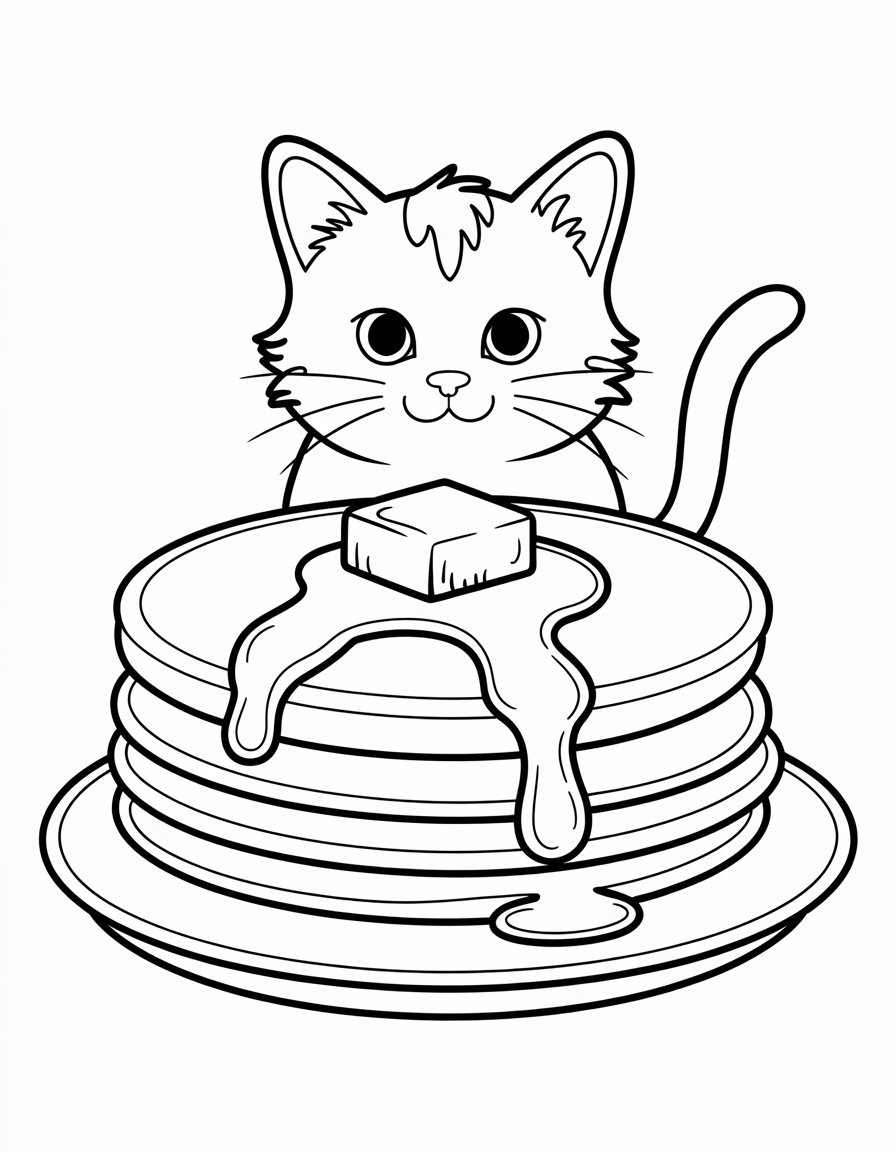 Pancake Stack Cat